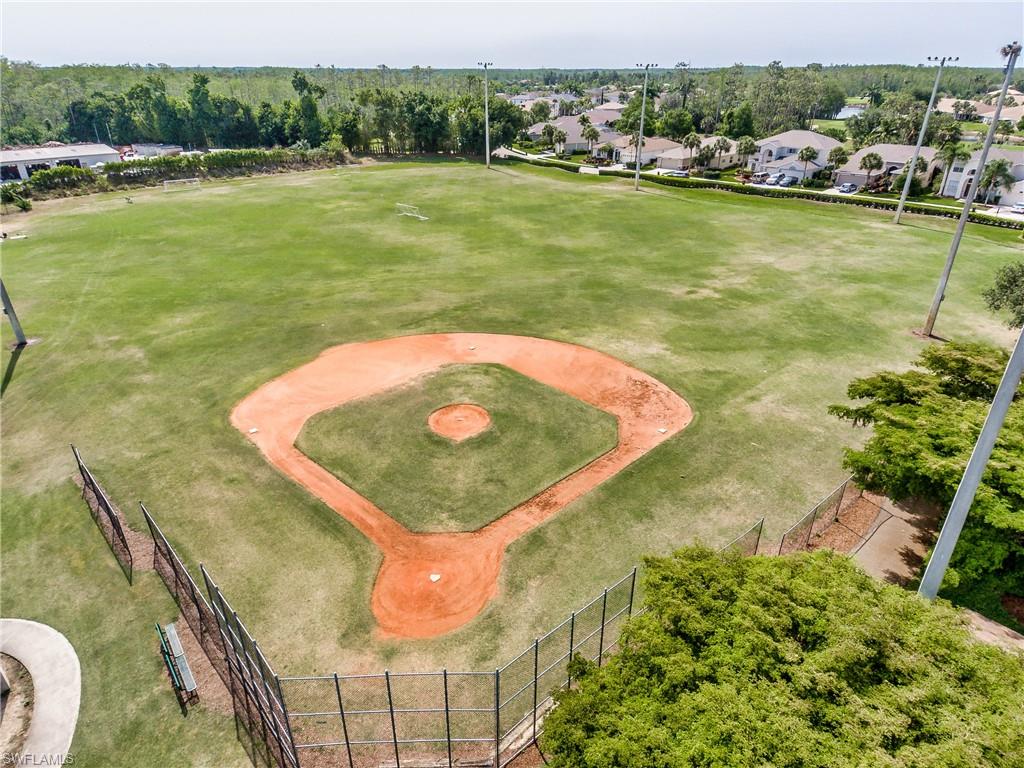 Baseball diamond and sports fields at Stoneybrook
